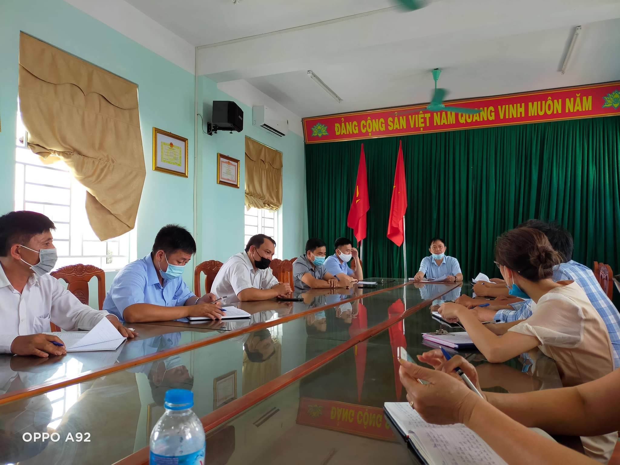 Xã Quảng Lưu tổ chức hội nghị triển khai kế hoạch phòng chống thiên tai, tiềm kiếm cứu nạn phòng thủ dân sự năm 2022 , triển khai kế hoạch sản xuất vụ mùa năm 2022