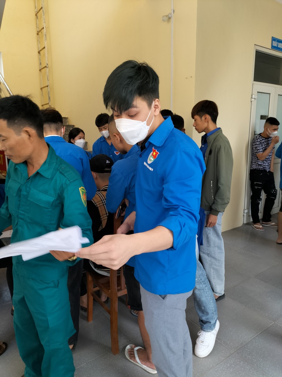 Xã Quảng Lưu tổ chức khám sơ tuyển sức khỏe NVQS năm 2023